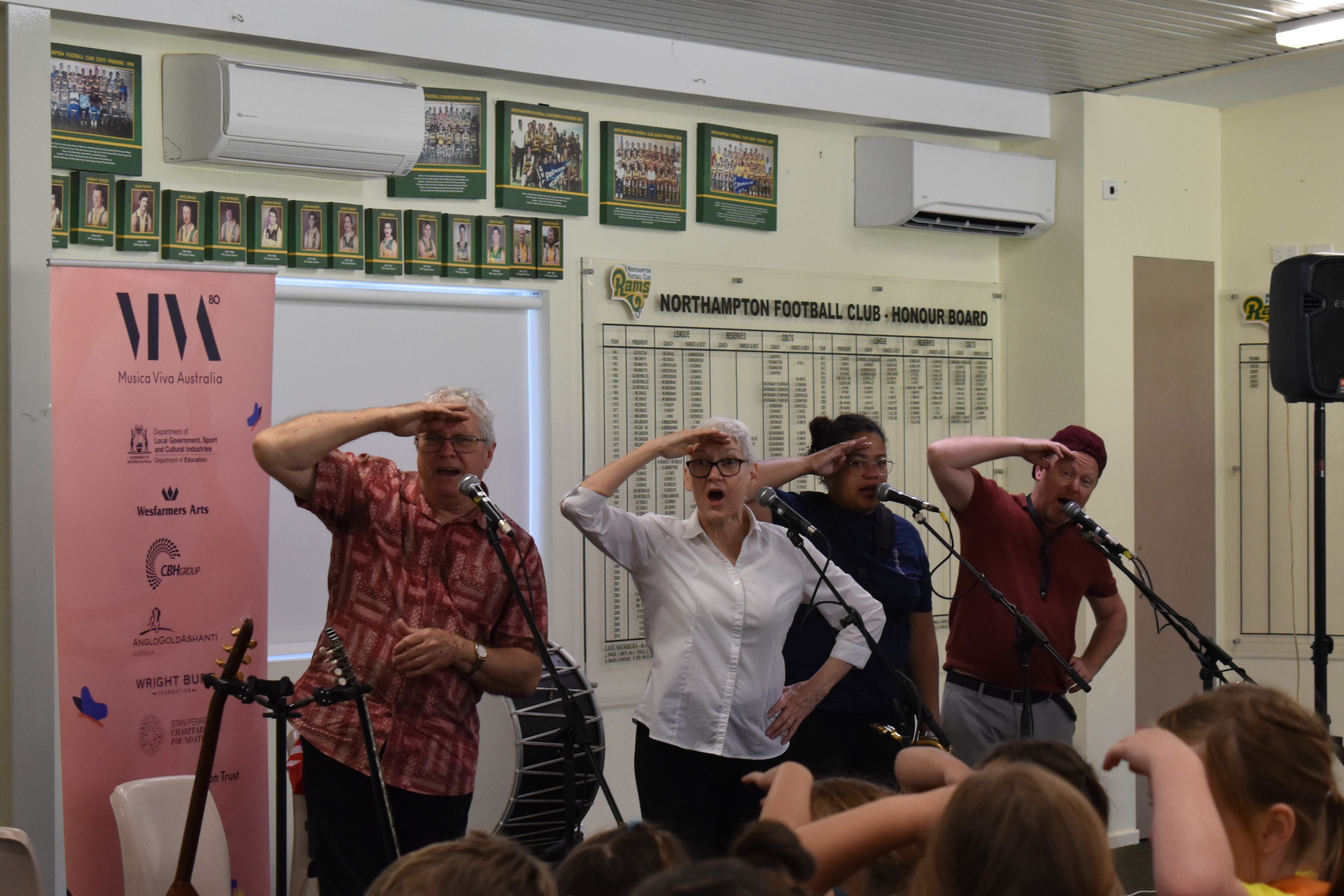 Music in My Suitcase performing at Northampton District Highschool, 2025