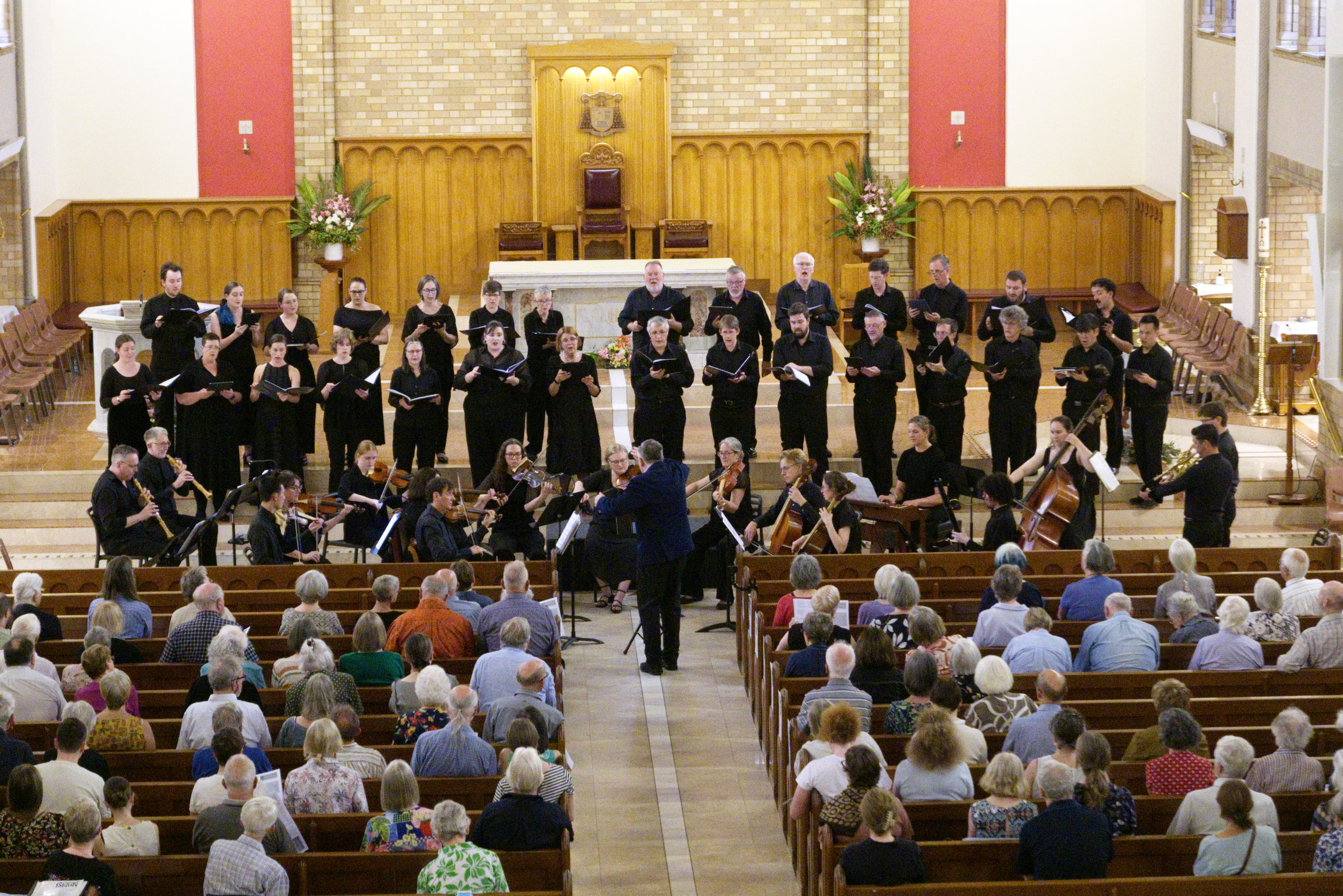 The Canberra Bach Ensemble performing in Canberra in 2024. Credit Peter Hislop.